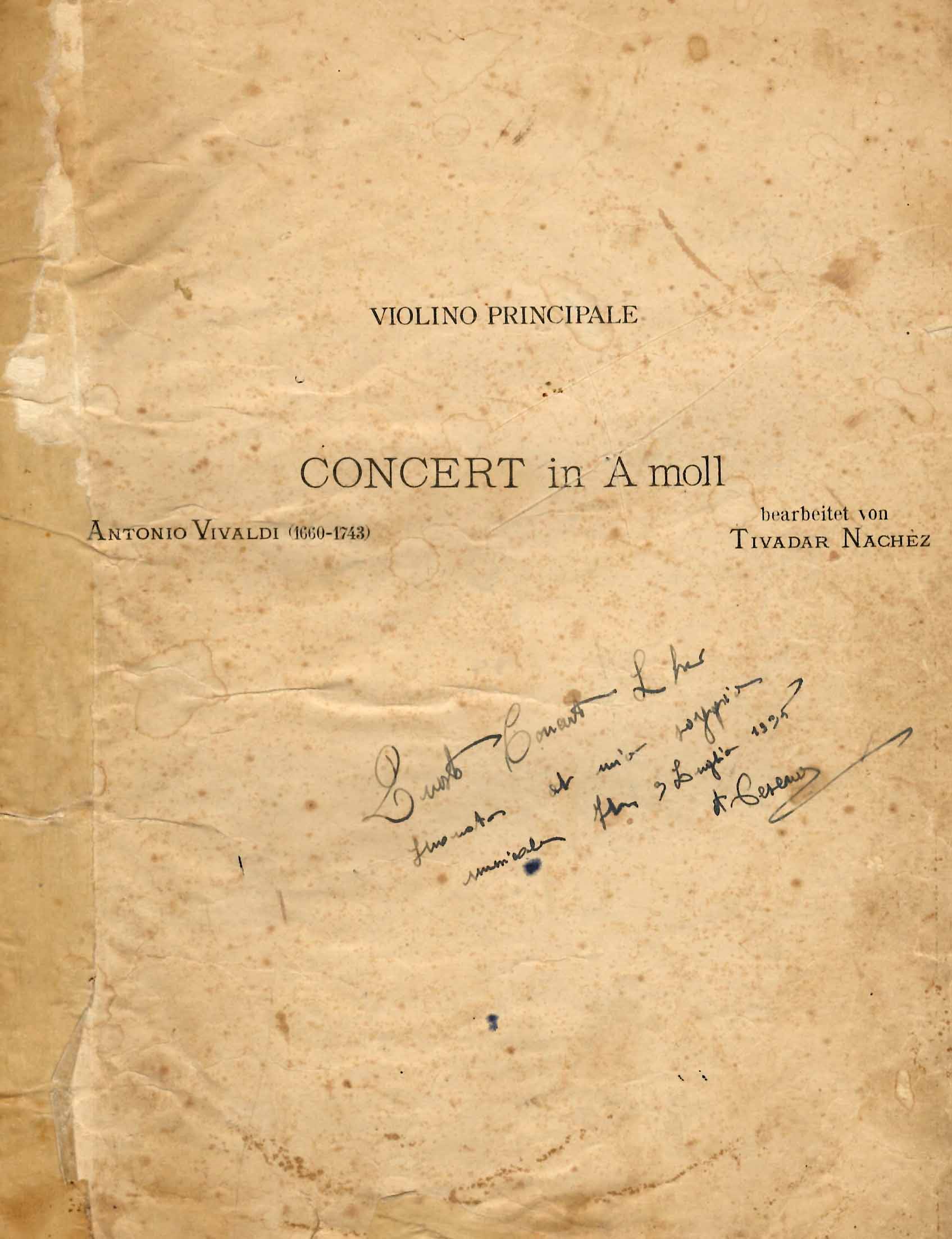 Concert in A moll